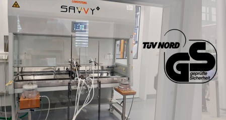 Mikrobiologische Siherheitswerkbank SAVVY SL 1,8m jetzt TÜV-zertifiziert!